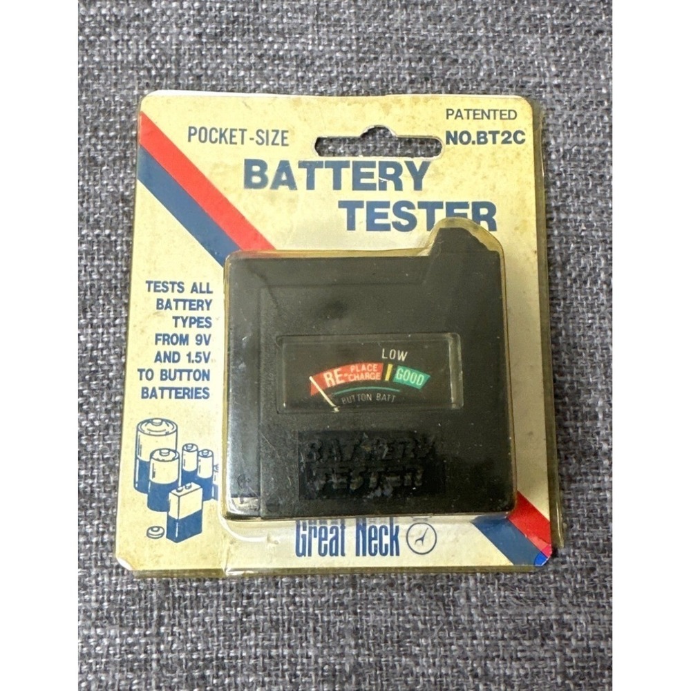 Great Neck Pocket Size Battery Tester BT2C